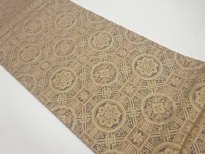 名物裂文様織出し全通袋帯